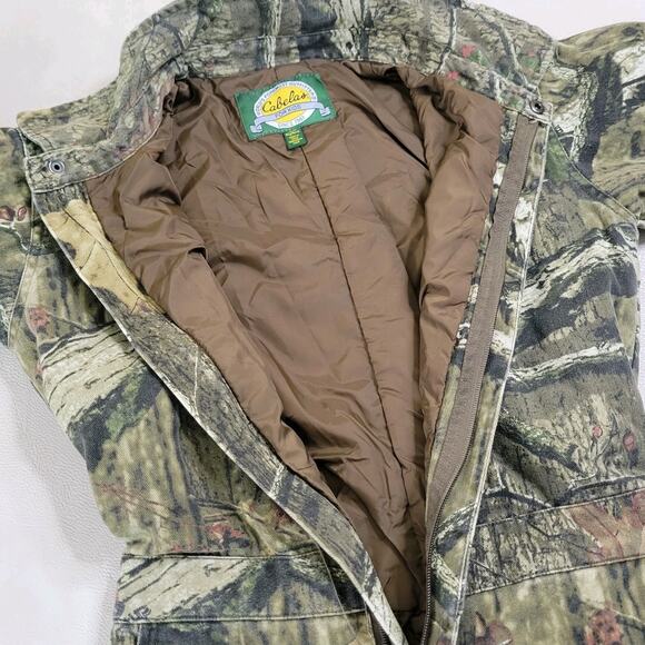Cabelas Coveralls Kids Youth Medium Brown Camo Break Up Infinity Zip Insulated - Picture 13 of 13